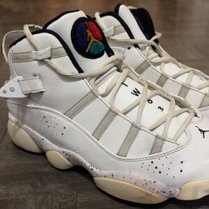 Air Jordan 6 Rings Paint Splatter Size 10